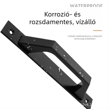Alumínium ötvözetű csúszóajtó fogantyú, felületre szerelt, faajtókhoz, ablakokhoz és üvegajtókhoz, modern minimalist stílus