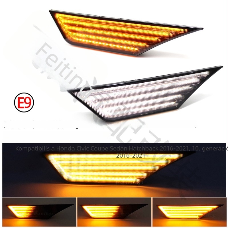LED nappali világítási készlet a Honda Civic 10. generációhoz (2016–2021) Sedan/Kupé/Hatchback — ABS ház, 24V, 5W LED fényforrás