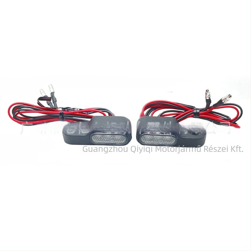 Retro LED kormányjelző 12V-os motorok és elektromos járművek számára, modell QYQ-3009, LED 0.18W, alumíniumötvözet ház