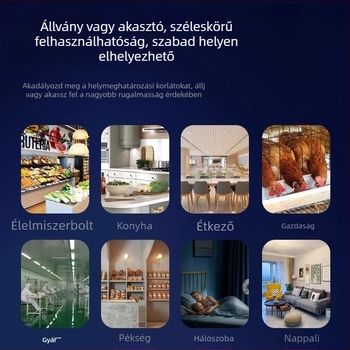 Elektromos szúnyog-ölő lámpa étteremek, szállodák és kereskedelmi helyiségek számára | LED világítás | 10 m²-es lefedettség | elektromos sokkoló mechanizmus | időzítő funkció | beépített akkumulátor nélkül