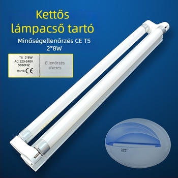 Ragasztó rovar- és szúnyogriasztó lámpa tartója, alap egyes vagy kettős cső tartóval