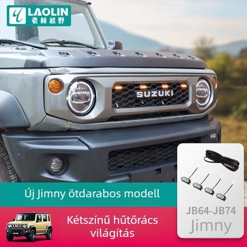 LED középső hűtőmaszk világítás Jimny ötajtós modellhez, 2023–2024, ABS kivitelezés, 3W, modell 20240501425