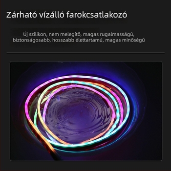 Autó LED nappali fények színváltó szkennelő effektussal és folyó fényes díszítő elemekkel a motorháztetőn és a hűtőrácson