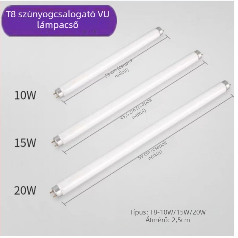 FSL Foshan Lighting szúnyogirtó lámpa cső, UV fény, T810W, lila fény