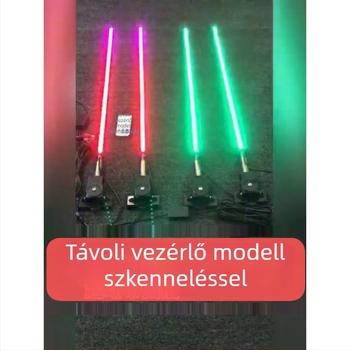 Színes streamer antenna fény teherautókhoz, autókhoz és motorkerékpárokhoz, 12V LED lámpa