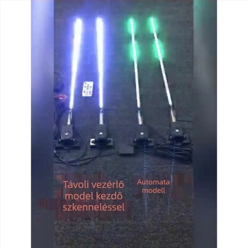 Színes streamer antenna fény teherautókhoz, autókhoz és motorkerékpárokhoz, 12V LED lámpa