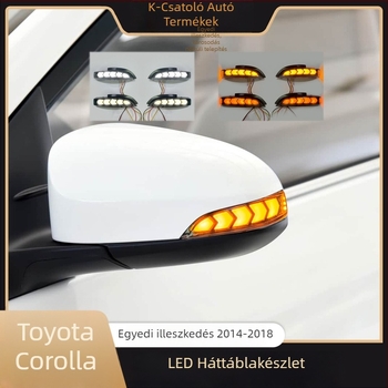 Hidden Wing Carolla visszapillantó tükör világítás, 10W LED nappali fény és szekvenciális indexjelzés