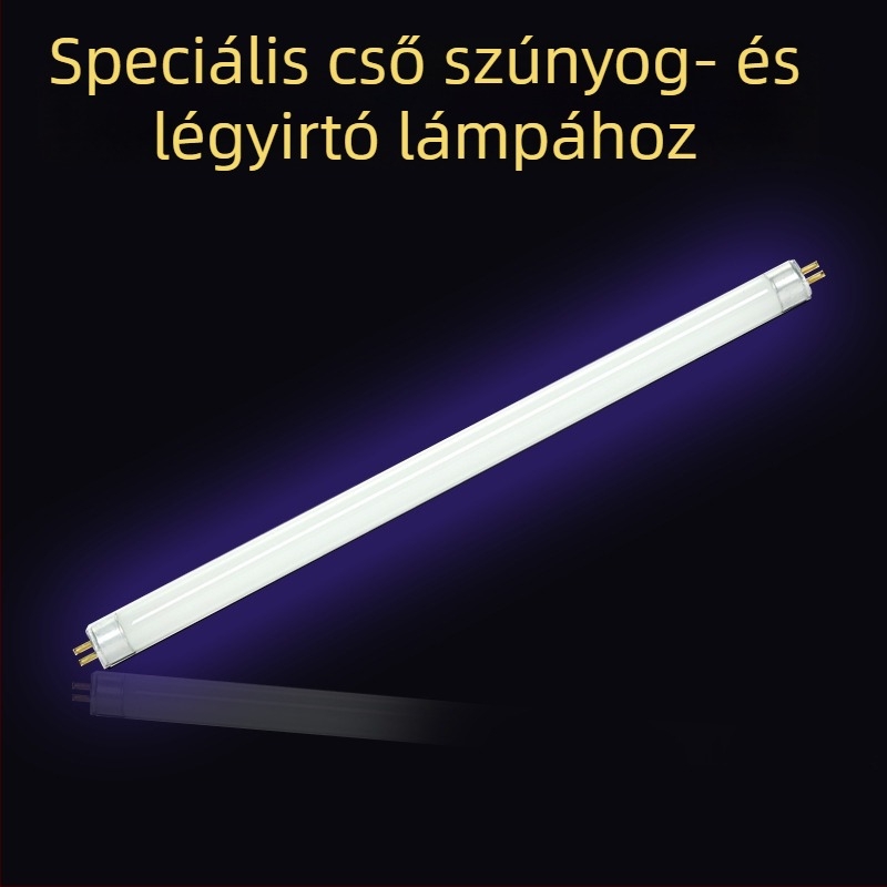 Szúnyogirtó cső lámpa ragadós csapdával, éttermi használatra, modell T5-8W/10W, kék-lila fény