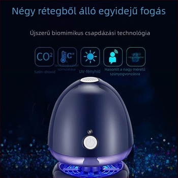 Beltéri szúnyogirtó lámpa, csendes működés, szívó típusú csapda, UVA lila fény, 220V, 20–50 m²-es területre, modell S-23, Manosch márka