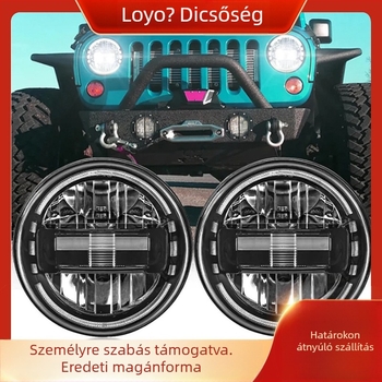 LED fényszóró Jeep Wrangler JK-hoz – 60W, 12V, 6000 lm, IP67, 50000 óra élettartam