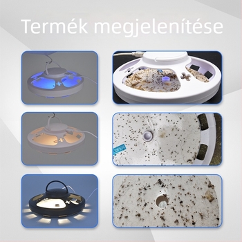 LED rovarfogó lámpa, modell 9109, 3W, 5V, CE tanúsított
