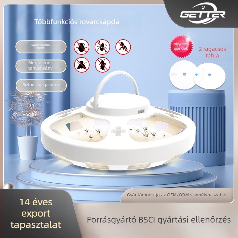 LED rovarfogó lámpa, modell 9109, 3W, 5V, CE tanúsított