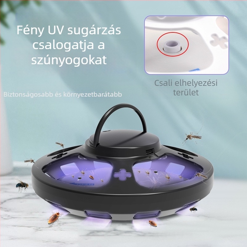 LED rovarfogó lámpa, modell 9109, 3W, 5V, CE tanúsított