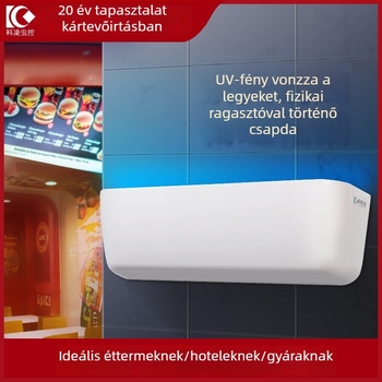 Fali szerelésű ragadós légycsapó lámpa – LED világítás, nem mérgező, akkumulátor nélküli