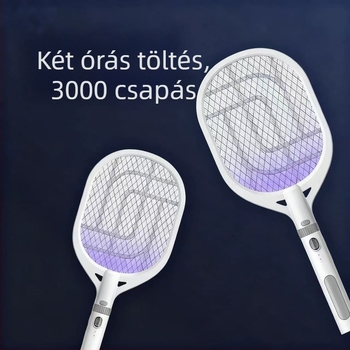 Beépített 501-800 mAh akkumulátorral rendelkező elektromos szúnyogirtó lámpa, UV fény, 2 az 1-ben kézi/állványos, ideális 10 m²-ig