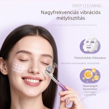 Többfunkciós szemkörnyéki szépségápolási eszköz színes fénnyel és mikroáram-masszázzsal