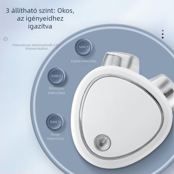 USB‑tölthető kettős fejmasszírozó, kettős görgőkkel, hordozható, IPX8 vízálló, beépített akkumulátor <300 mAh, otthoni használatra