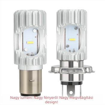 Beépített LED fényszóró izzó elektromos járművekhez és motorkerékpárokhoz | 30W, 12–85V DC, 2500 lm, CSP1860 autóipari LED, IP68