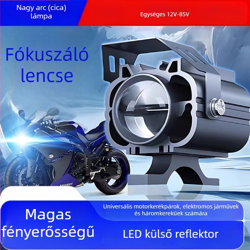 Elektromos motorkerékpár fénye lézeres spot és lencsével, 5000 lm