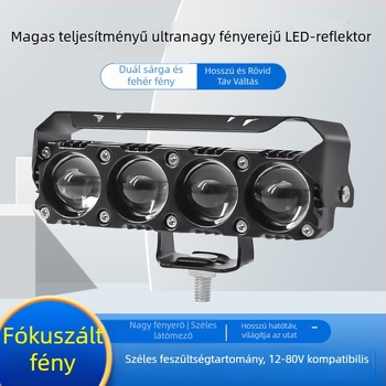 LED spotlámpa elektromos járművekhez – motorkerékpár és háromkerekű, ABS ház, 12-36V, 50 000 órás élettartam, Cikkszám A01