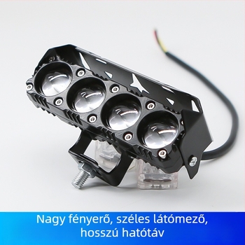 LED spotlámpa elektromos járművekhez – motorkerékpár és háromkerekű, ABS ház, 12-36V, 50 000 órás élettartam, Cikkszám A01