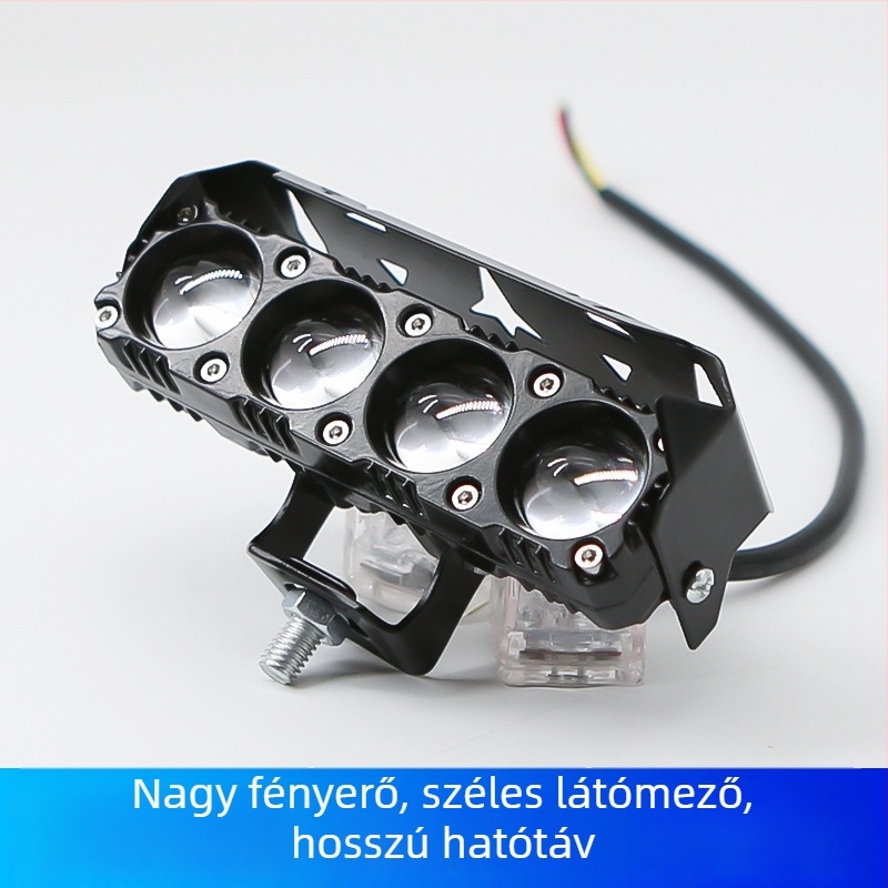 LED spotlámpa elektromos járművekhez – motorkerékpár és háromkerekű, ABS ház, 12-36V, 50 000 órás élettartam, Cikkszám A01