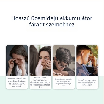 Portá lis szemápoló eszköz atomizáló permettel és hideg párával, 3. fokozat, ködidő ≤10 s, üzemidő >12 h, beépített akkumulátor ≤50 mAh, ABS ház