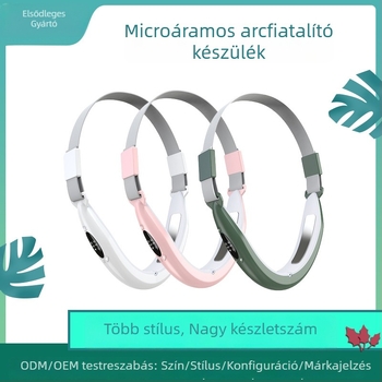 Mikroáramú arckontúrozó készülék masszázzsal és színes fénnyel, maszk típus, Hy18s modell, CE tanúsítvány