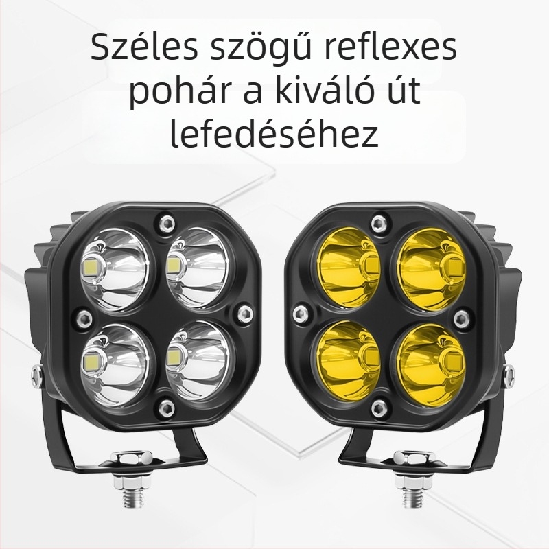 Autó LED reflektorok off-road járművekhez — alumínium szerkezet, 2000 lm, 18 W, 12-85 V