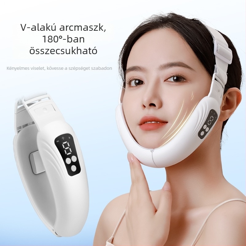 Hy58 Mikroáramú arcfiatalító készülék, maszk típusú, V-vonal, ABS ház, CE RoHS FCC tanúsítvány