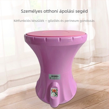 Sitz fürdőgőzölő készülék nőgyógyászati ápoláshoz, perineális gőzölő vödör, intim terület és személyes ápolás, IPX0, beépített akkumulátor nélkül
