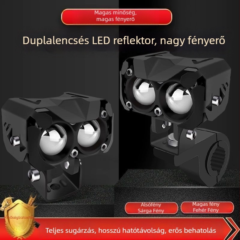 Elektromos jármű reflektor, ultra-fényes LED, motorkerékpár fényszóró, külső utcai világítás