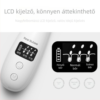 Realbubee Hordozható elektromos fekete mitesszer eltávolító készülék – akné eltávolítása és mély poreltávolítás otthoni használatra
