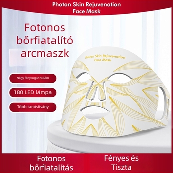 LAMOREVIA szilikon fotonmaszk LED-es infravörös 4 színű bőrápoló készülék
