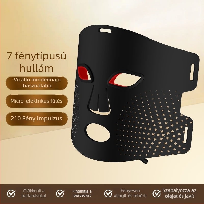 Szépségmaszk forró kompressziós üzemmóddal, akné és világos foltok eltávolítására, három fokozatú, modell M09