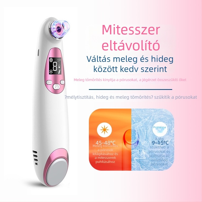 Dicai Ultrahangos arctisztító készülék, MRY21010 — miteszerek felszívása, ABS ház