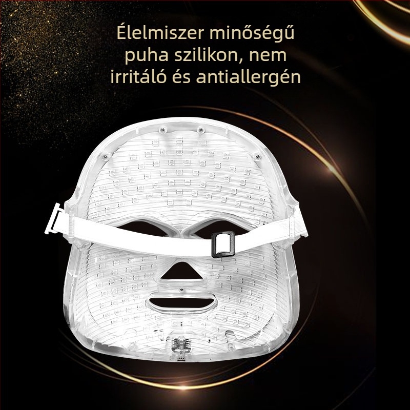 Otthoni LED arcbőr-készülék teljes arcmaszkkal, fotonos bőrszépítés