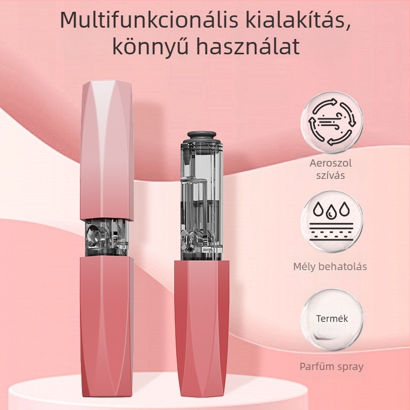 Kézben tartható nano-hidratáló eszköz beépített akkumulátorral, hideg permet, egysebességes, legfeljebb 10 másodperces köd, 300–500 mAh