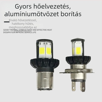 COB LED motorkerékpár első fényszóró, 15W, 9-80V, 1A, 10000h