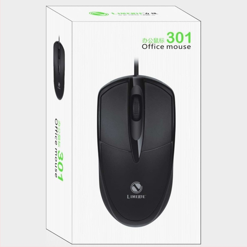 LIMEIDE 301 vezetékes optikai egér, USB, 1200 DPI