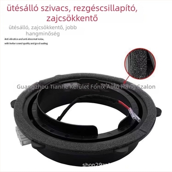 Autóhanglejátszó telepítő készlet: hangfaladapter, kábel tömítés és tartó a VW Sagitar, Touran, Passat, Polo modellekhez