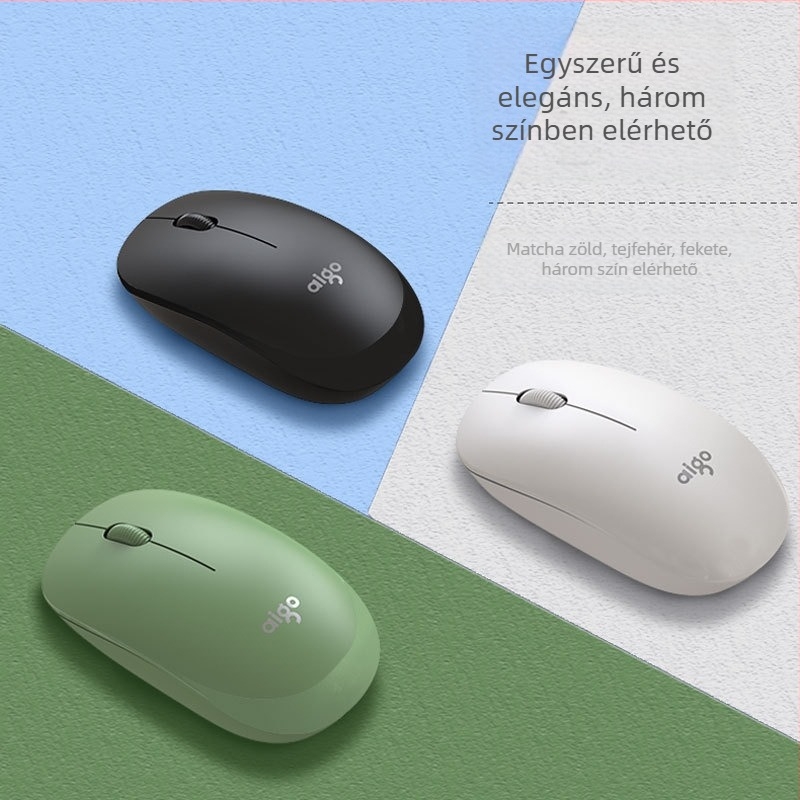 M20 vezeték nélküli egér, 2.4GHz USB, 1000dpi, 3 gomb, 10 m hatótávolság