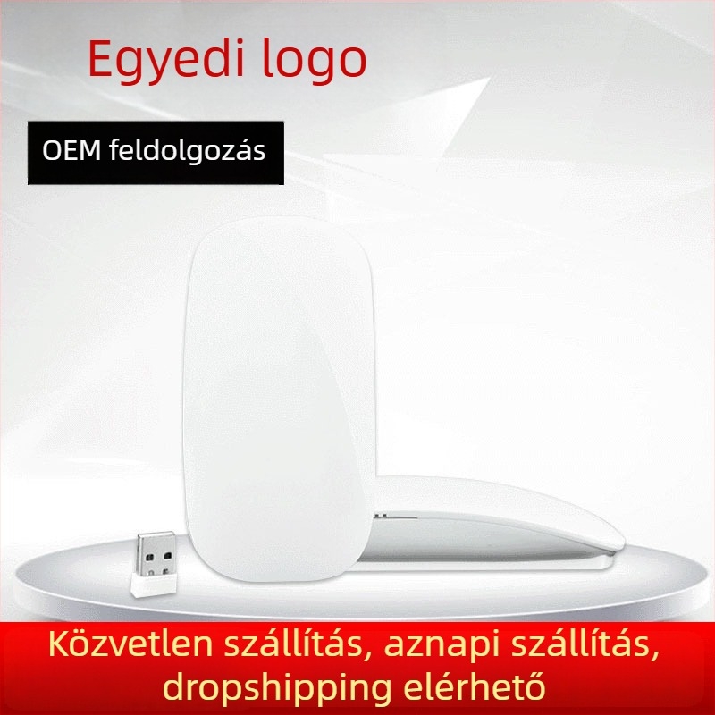 Vezeték nélküli 2.4G optikai egér, 1200 DPI, 3 gomb, USB interfész
