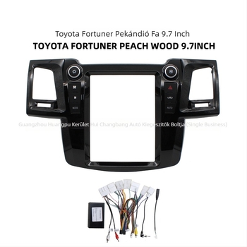 Vigo Android navigációs keret Toyota Fortuner 2005-2014, nagy képernyős panel, modell Vigo, tömeg 2,2 kg, anyag műanyag