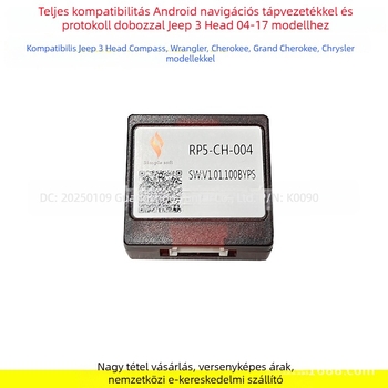 MU-49 Audió módosítási tápegység-kábel protokolldoboz Jeep Wrangler/Compass/Grand Cherokee/Chrysler számára | Anyag: tiszta réz vezeték | Tömeg: 0.3 | Audió módosítás