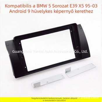 BMW Android navigációs átépítő keret – Kompatibilis E39, X5, 5-ös sorozat; Műanyag; Testreszabható; Modell Sleeve
