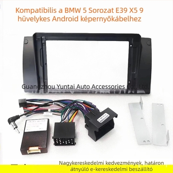 BMW Android navigációs átépítő keret – Kompatibilis E39, X5, 5-ös sorozat; Műanyag; Testreszabható; Modell Sleeve