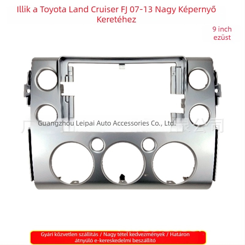 Toyota FJ Cruiser 2007+ hang- és navigációs módosító panel • ABS • 12V • 500 g