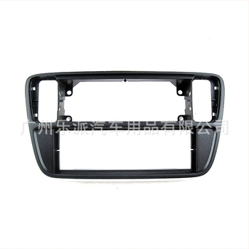 Autó audio DVD panel keret VW Up, Skoda Citigo, Seat Mii számára — műanyag; 0,3 kg; Guangdong eredet; Peak autóalkatrészek; audio módosítás