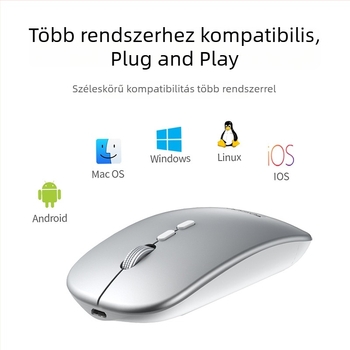 Yesido vezeték nélküli egér KB15, 5 gomb, fotóelektronikus szenzor, csendes működés, Plug-and-Play